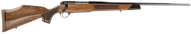 Weatherby MDX01N243NR2O Mark V Deluxe Full Size 243 Win 4+1 22 High Gloss Blued Fluted Barrel, High Gloss Blued Drilled & Tapped Steel Receiver, Gloss AA Walnut Fixed Stock, Rifle