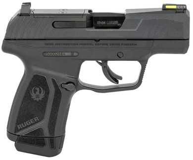 Ruger 3500 Max-9 9mm Luger 12+1 3.20" Black Oxide Alloy Steel BBL, Black Oxide Optic Ready/Serr Steel Slide, Black Polymer Frame, Black Polymer Grip, Right Hand,Pistol