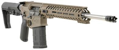 POF 01740 Rogue Direct Impingement 308 Win,7.62x51mm NATO 16.50" 20+1 Patriot Brown Rec/11" M-LOK Renegade handguard Stainless Match Grade BBL Black Polymer 6 Position MFT Stock & Grip,Tactical Rifles