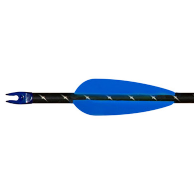 AAE Elite Plastifletch Vanes Blue 2375 in 100 pk EPA23BL100