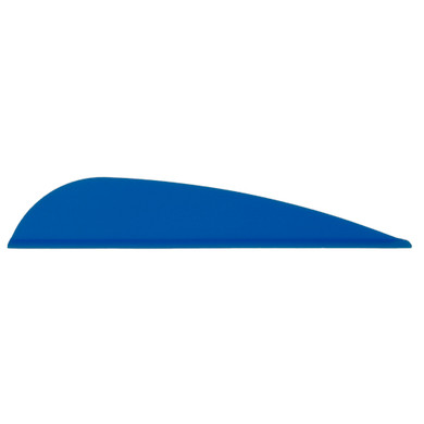 AAE Elite Plastifletch Vanes Blue 2875 in 100 pk EPA26BL100