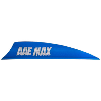 AAE Plastifletch Max Vanes Blue 2 in Shield 100 pk PMA20BL100