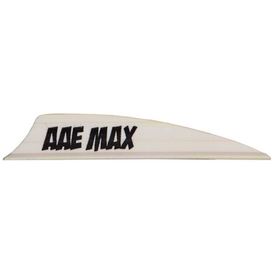 AAE Plastifletch Max Vanes White 2 in Shield 100 pk PMA20WH100