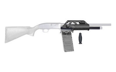 Adaptive Tactical Venom Conversion Kit, Fits Mossberg 500 12 Gauge,Kit Includes 10Rd Box Mag, Wraptor Forend, Black Finish AT-05200