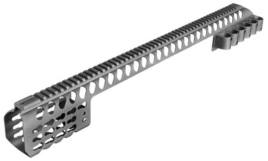 Aim Sports MTKSG500 MLok Rail Mossberg 500 6061-T6 Aluminum Black 24.2 in