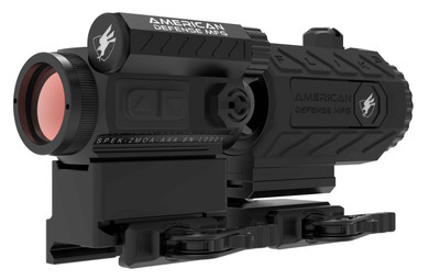 American Defense Mfg RDT1CO3X Duo 3 3x 2 MOA Red Dot