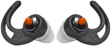 Axil LLC PLGSXPROSS X-Pro In The Ear Plugs made of Polymer with Black Finish & 19dB (Silicone Tips) or 29dB (Foam Tips) for Adults 1 Pair