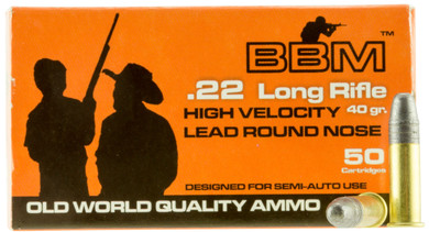 BBM High Velocity Ammunition, 22 Long Rifle | 899033