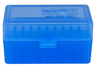 Berrys 40502 Ammo Box Rifle Ammunition Ammo Box .223/5.56mm 2.33 in OAL x .42 in 50 rd Polypropylene Blue