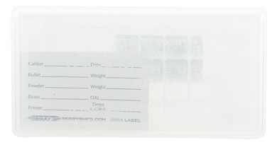 Berrys 40803 408 Ammo Box .40/.45/10mm 1.35 in OAL x .48 in 50 rd Polypropylene Clear