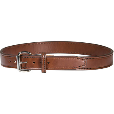 Bigfoot Gun Belt Steel Core 14oz 34 Inch Brown-Stainless Steel GB14C-34-BR-SS
