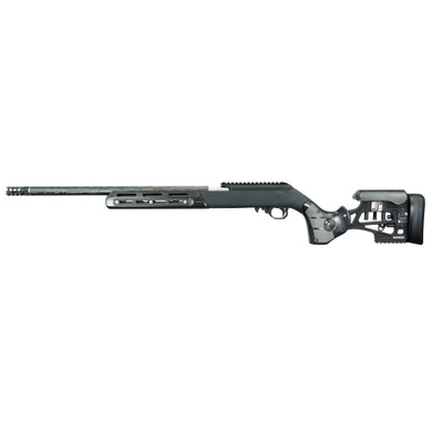 Black Rain Ordnance Executive, Semi-auto Rifle, 22 LR, 20 in Proof Research Threaded Barrel, 1/2X28 in Thread Pitch, Matte Finish, Black, WOOX Furiosa Chassis with Micarta Inserts, 10 Rounds, 1 Mag BRO-22-E-MCB