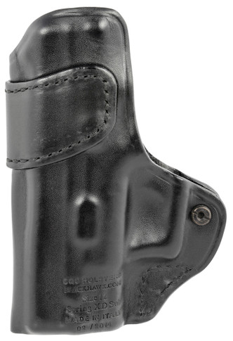 Blackhawk 420412BKR Inside The Pants with Belt Loop Black Leather Springfield XD Compact Right Hand