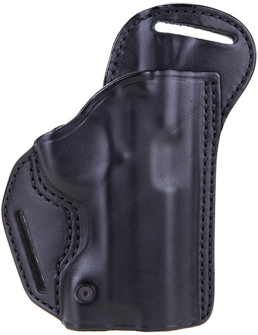 Blackhawk 420708BKR Check Six Holster Springfield XD Compact RH Leather Black