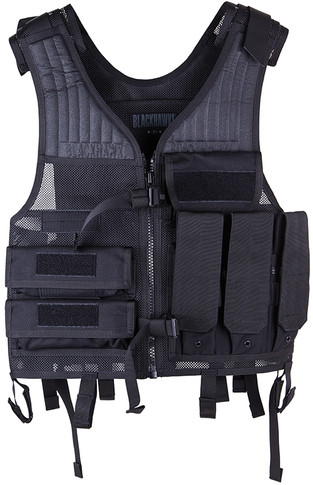 Blackhawk Omega Vest Black Adjustable Nylon Mesh | 30EV31BK