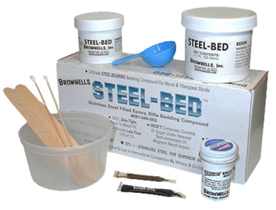 Brownells 081040003 Steel Bed Kit Steel Bed Kit 9 Piece