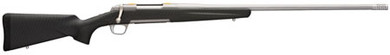 Browning X-Bolt Long Range Hunter Stainless Rifle 035375282, 6.5 Creedmoor, 26 in Heavy Sporter BBLw/Brake, Bolt-Action, Composite Carbon Fiber Dip Stock, Matte Stainless Finish, 4 Rds