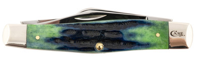 Case 75833 Stockman Large 2.20 in/2.30 in/3.30 in Folding Clip/Sheepsfoot/Spey Plain Mirror Polished Tru-Sharp SS Blade/ Hunter Green Deep Canyon Jig Bone Handle Case 75833 Stockman Large 2.20 in/2.30 in/3.30 in Folding Clip/Sheepsfoot/Spey Plain Mirror Polished Tru-Sharp SS Blade/ Hunter Green Deep Canyon Jig Bone Handle