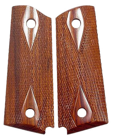 Chip McCormick 82000 Rosewood Checkered Government Grips