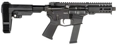 CMMG 40A513CGB Banshee 300 MKG 40 S&W 5 in 22+1 Graphite Black Cerakote Black Magpul MOE Grip CMMG 6 Position No Brace