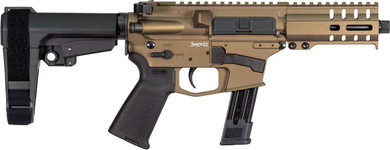 CMMG 92A17DA-BB Banshee 300 MK17 Pistol 9mm Luger 5 in 21+1 Burnt Bronze