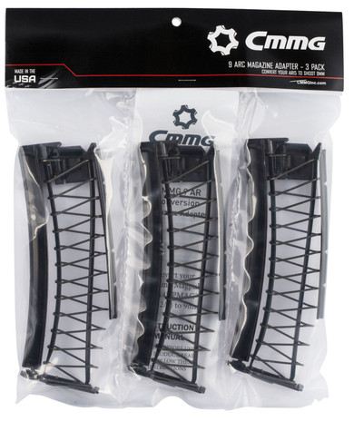 CMMG 94AFF83 9ARC AR-15 Magazine Conversion 9mm Luger 3-Pack