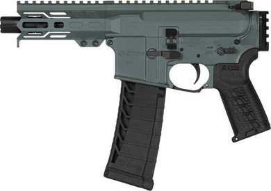 Cmmg Pistol Banshee Mk4 .22Lr 4.5 in 25Rd End Cap Green 22A5BD2-CG