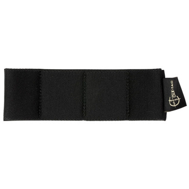 Cole-TAC Elastic Organizer, 4-Cell, Velcro Loop Backing, Black EE4002
