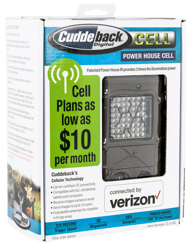 Cuddeback G5185 Power House Cell Verizon 4G/LTE Brown 20MP Resolution