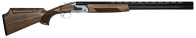 CZ 06484 SCTP Sterling 12 Gauge 30 in 2 3 in Silver Satin Chrome Fixed w/Adjustable Comb Stock Turkish Walnut Right Hand