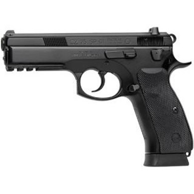 CZ 75 SP-01 TACTICAL 9MM NS LIGHT RAIL BLK 10RD 01153