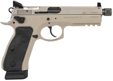 CZ-USA 89253 CZ 75 SP-01 Tactical 9mm Luger 5.21 in SR Barrel 18+1 Urban Gray Frame Urban Gray Steel Slide Black Polymer Grip