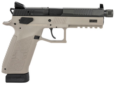 CZ-USA 89269 P-09 Suppressor Ready 9mm Luger 5.15 in 21+1 Urban Gray Black Steel Slide Stippled Urban Gray Polymer Grip Fixed Sights