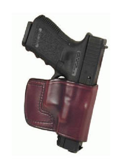 Don Hume JIT Slide Holster Right Hand Brown 3.5 in Kahr P9 Leather J980010R