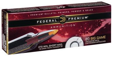 Federal Premium Ammunition 270 Winchester Short Magnum | P270WSMTT1