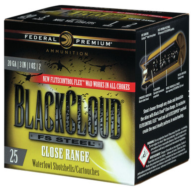 Federal Premium Black Cloud FS Steel 20 Gauge Shotshells | PWBXD2092