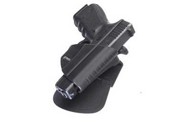 Fobus GL2PB Level 2 Thumb Lever Holster Right Hand Black Glk 17,19,22,23,31,32,34,35 Kydex Belt and Paddle