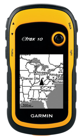 Garmin 010-00970-00 eTrex 10 Worldwide GPS/Geocaching Black/Yellow AA Battery GPS Yes