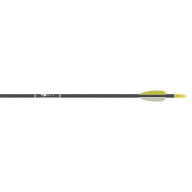 Gold Tip Fiberglass Arrows Black 25 in Vanes 6 pk FIBA256