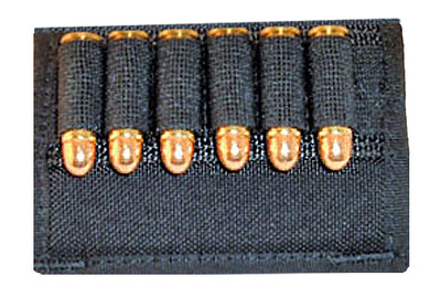 Grovtec US Inc GTAC85 Cartridge Slide Holder Any Handgun Ammo Blk Elastic/Nylon