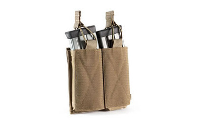 Haley Strategic Partners Double Magazine Wedge Expansion System, Loop on Outside, Hook on Inside, Provides Envelope to Insert a Holster That Sits Centerline Betweeen Rig and Body/Armor. Coyote Finish