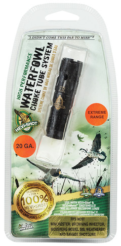 Hevishot 240125 Hevi-Choke Waterfowl Invector 20 Gauge Extended Range 17-4 Stainless Steel Black