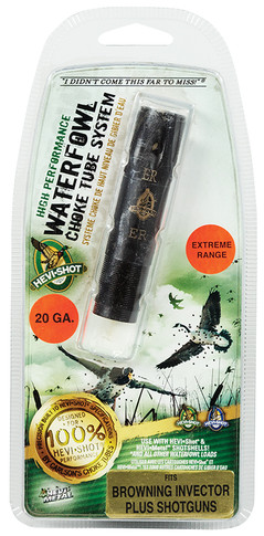 Hevishot 240126 Hevi-Choke Waterfowl Invector-Plus 20 Gauge Extended Range 17-4 Stainless Steel Black