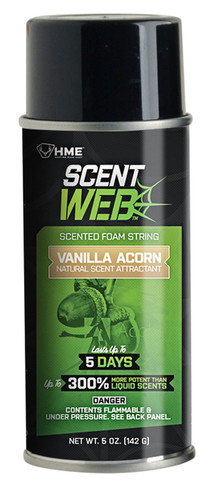 HME HMESEVANACRN Scent Web Vanilla Acorn Aerosol Spray Scent Effective For All Game Animals 5 oz