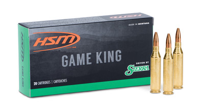 HSM 300WINMAG49NL Game King 300 Win Mag 150 gr Sierra GameKing Spitzer Boat-Tail 20 Bx/ 20 Cs