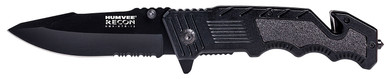 Humvee Accessories HMVKTR13 Tactical Recon #13 4 in Stainless Steel Black Folding
