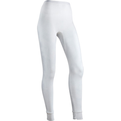 Indera womens Traditional Thermal Bottom White Large 5000DR-WH-LG