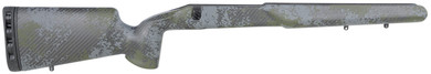 Iota Outdoors 14C1216102113211211 EKO Matte Large Pattern Desert Gray with Clear Coat Carbon Fiber Fixed with M24 Barrel Contouring for Remington 700 Long Action Right Hand