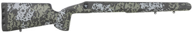 Iota Outdoors 971311102113111211 Kremlin Textured Large Pattern Matte Black Olive Carbon Fiber Fixed with Varmint Barrel Contouring for Remington 700 Long Action Right Hand