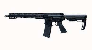 Juggernaut JCRFF15AB JTE-15 5.56 NATO 16 in 10+1 Black Cerakote Fixed Stock MLOK